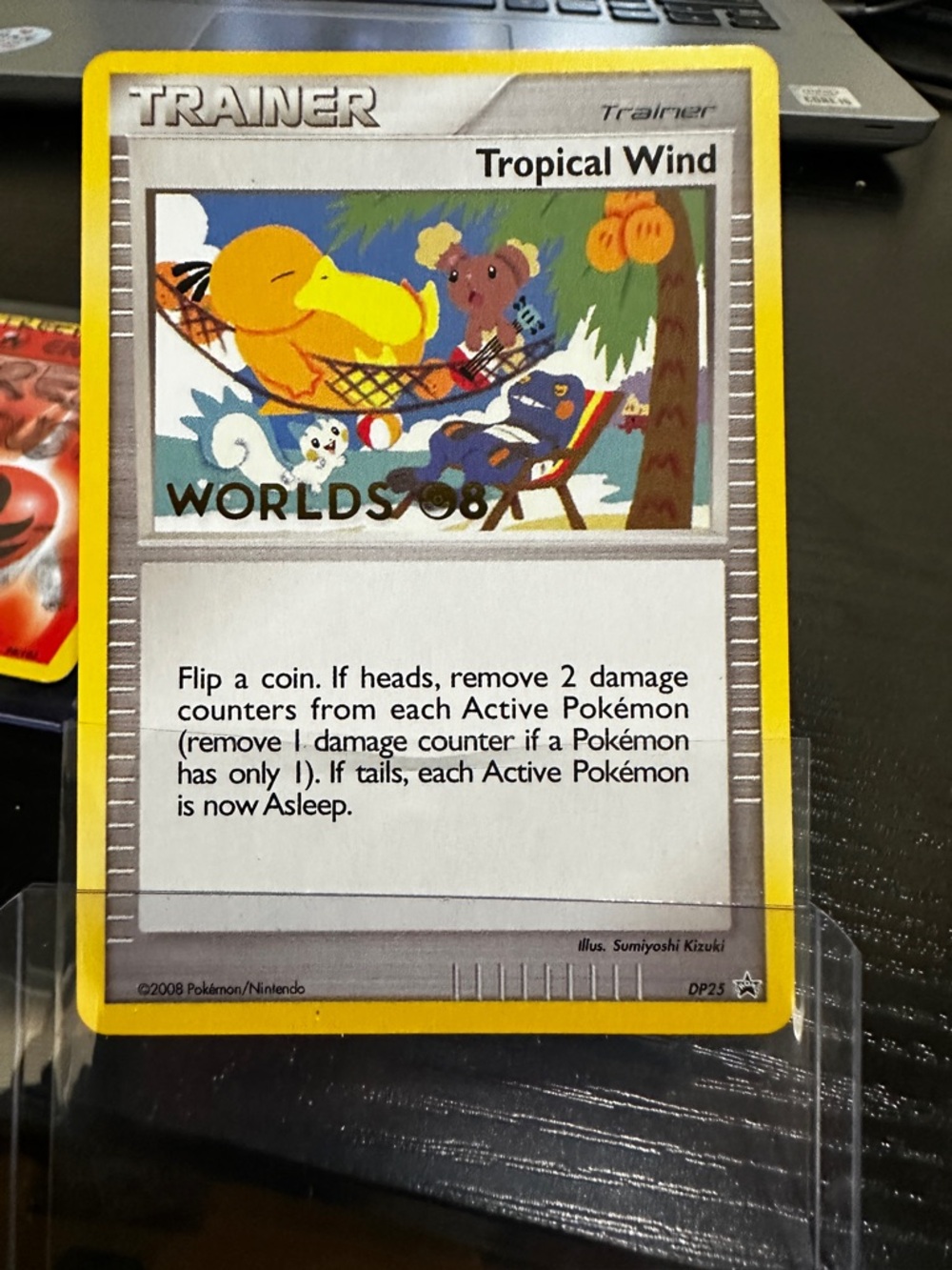 Pokemon Tropical Wind Trainer Card - Psycuck Black Star NM